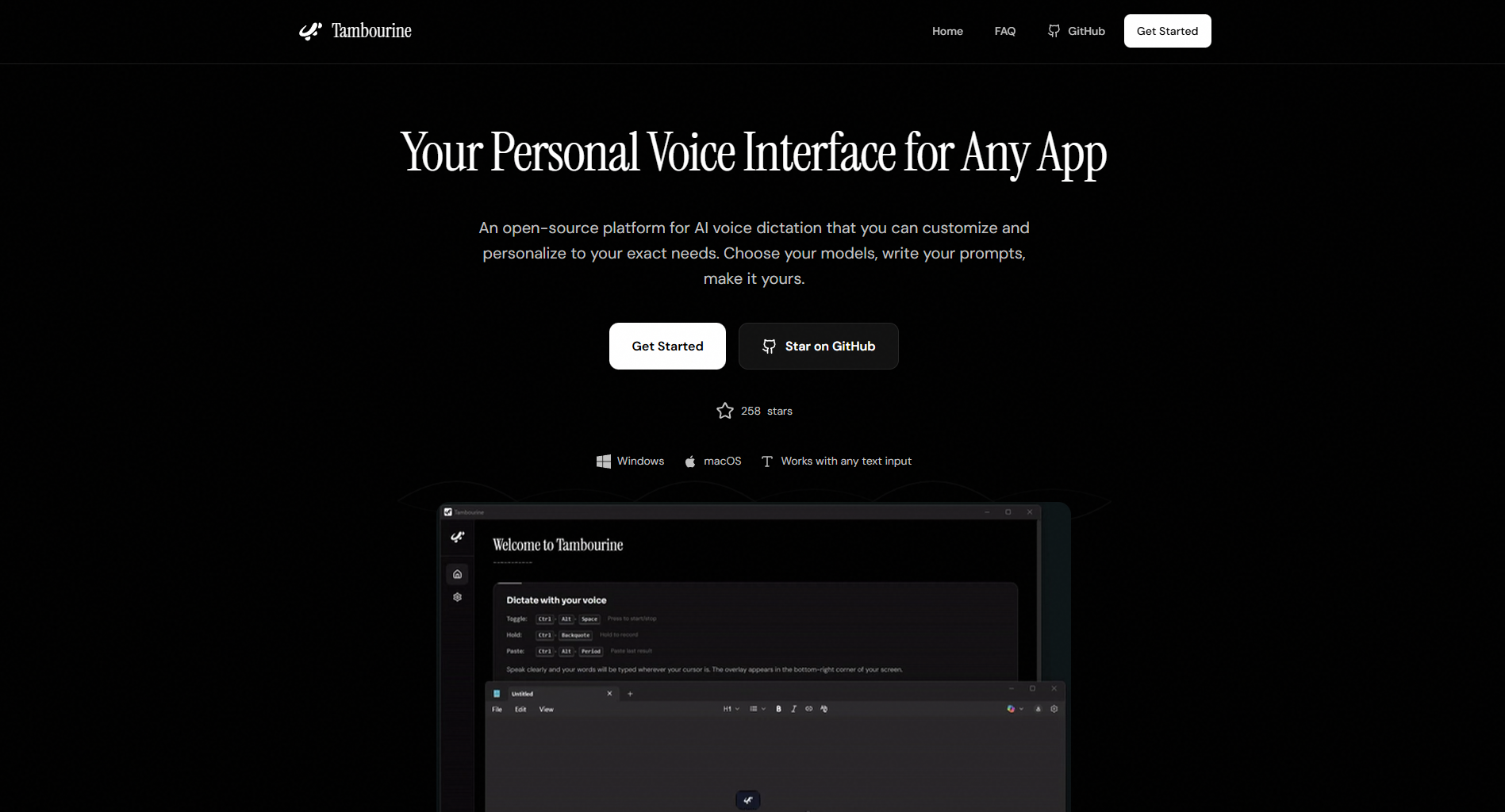 Tambourine Voice Screenshot